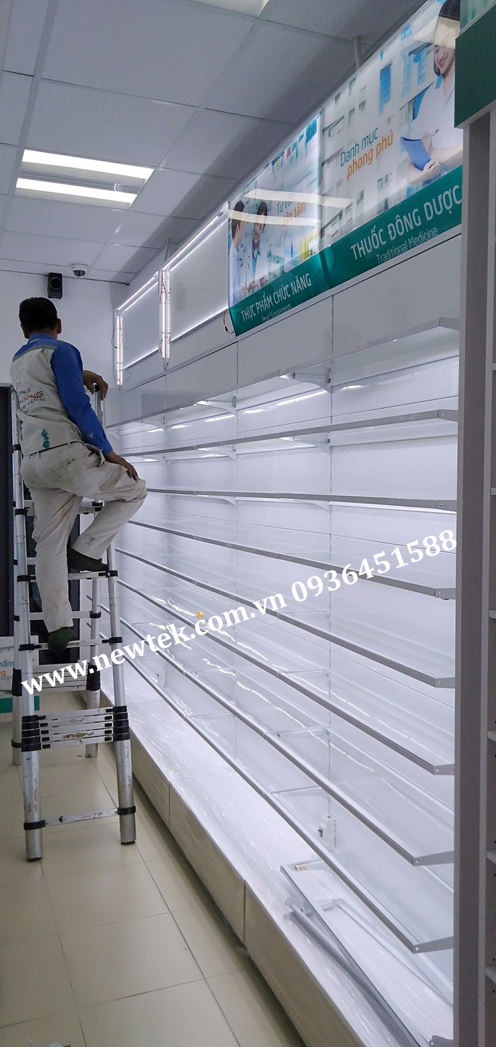 Kệ Lưng lưới – Hộc gỗ
