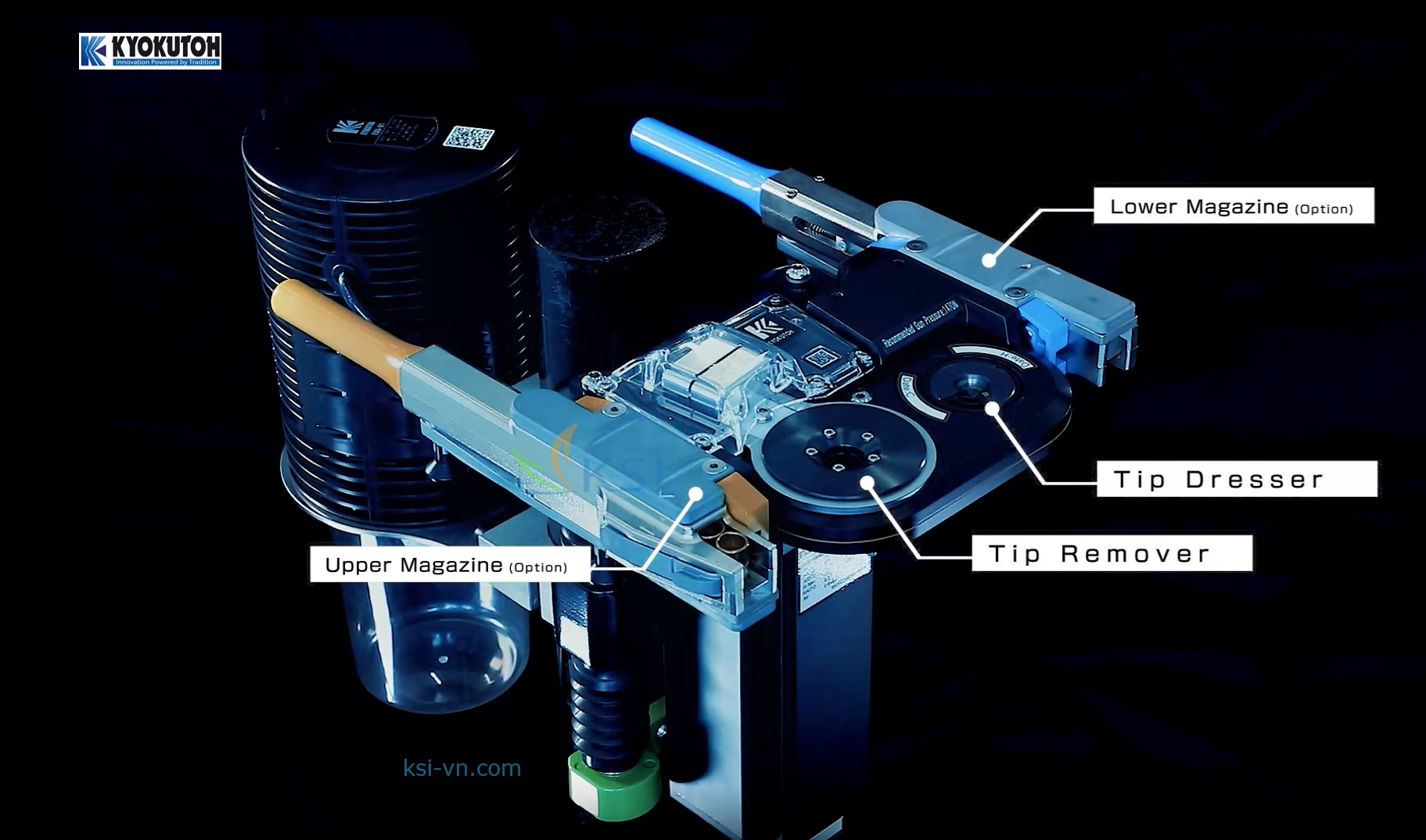 XCD-16B-400 (PNP TYPE) COMPLETE SET - MÁY MÀI, THAY ĐIỆN CỰC TỰ ĐỘNG